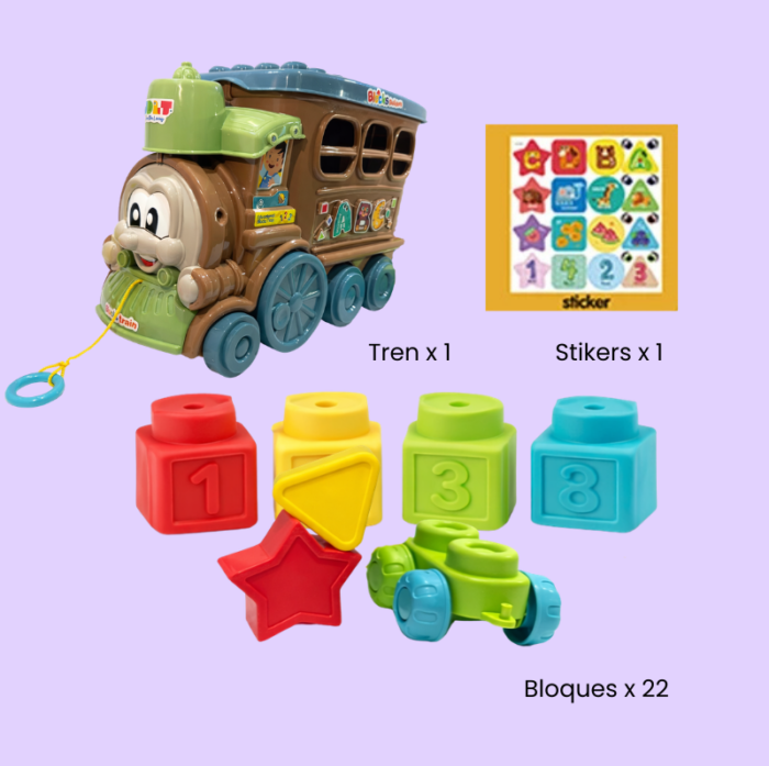 Rubber Blocks. Tren de Bloques