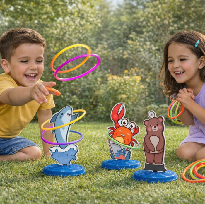 Juego Exterior. Lanzamiento de Anillos