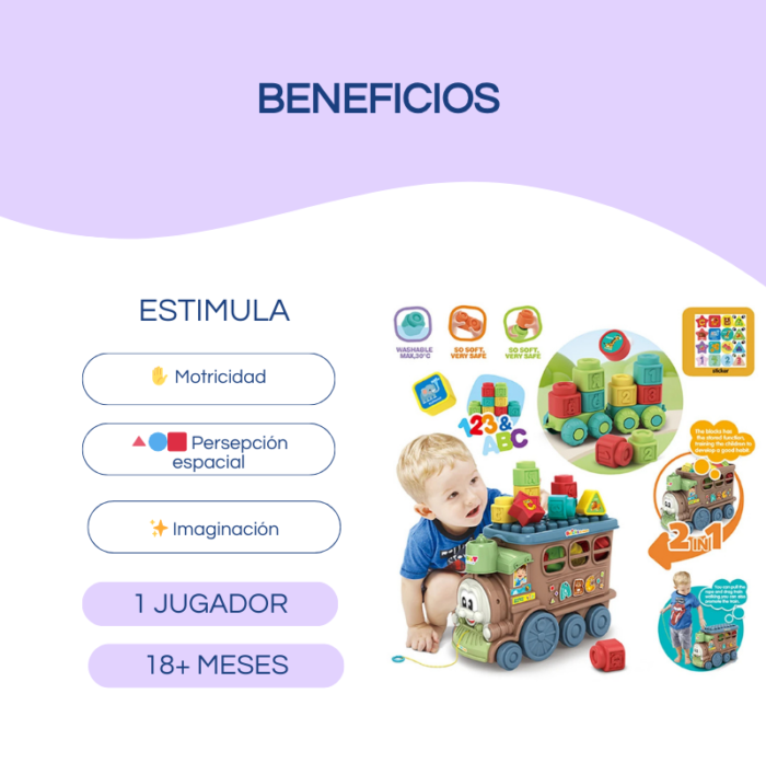 Rubber Blocks. Tren de Bloques