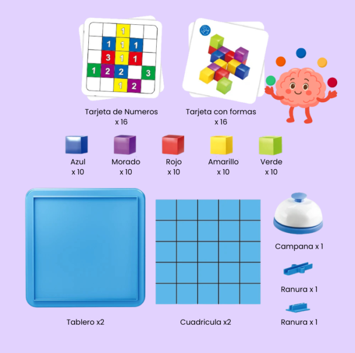 Juego de Mesa. Batalla de Bloques