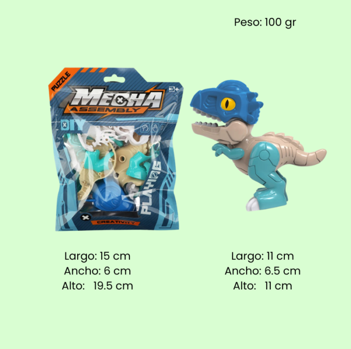 Juguete para Armar. Mecha Dinosaurio